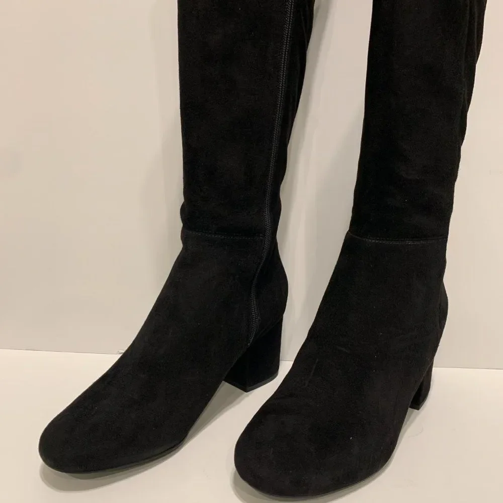 Cole Haan Denise Boot, Black Suede 10B - Picture 4 of 8